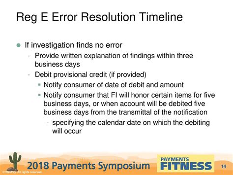reg e provisional credit timeline|EFTA Reg E ERROR RESOLUTION FLOW CHART Applies to Consumer.